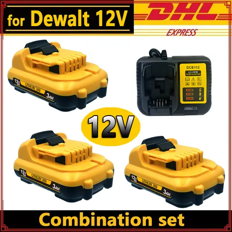 für DEWALT Lithium-Ionen-Akku, für Dewalt 12V Akku, 2,0Ah, DCB123, DCB125, DCB124, DCB122, DCD710 Elektrowerkzeug-Akku