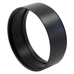 Aluminum M58-M58 58mm x 0.75mm Screw Mount Extend Tube Adapter Lens Hood