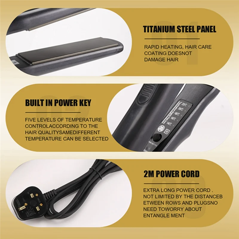 

RISE-Curling Iron, щипцы для завивки кукурузы, щипцы для завивки волос для салона, бытовые кукурузные пластины, специальные паровые ролики для объема волос, британская вилка