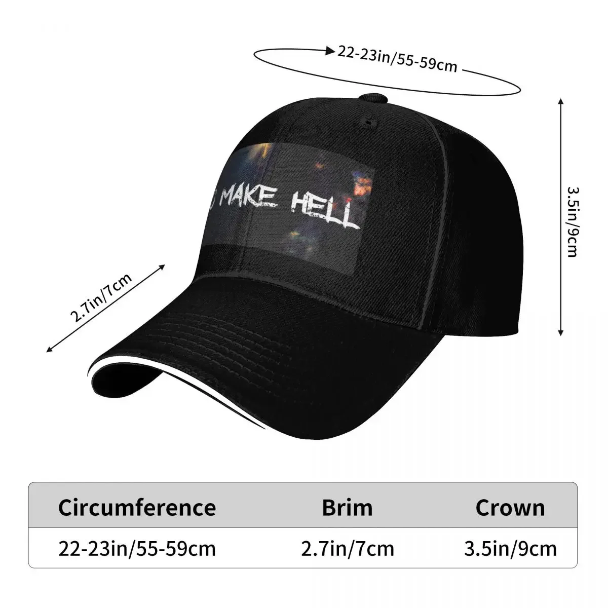 To Make Hell Baseball Cap Fashion Beach New Hat Mens Hats Women's