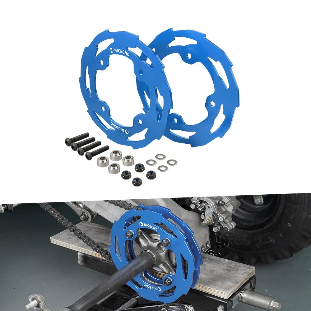 

NiceCNC Chain Sprocket Guard Cover Protector for Yamaha YFZ450R SE 09-22 YFZ450X 10-11 YFZ 450R 450X 450 R X ATV Alumninum Parts