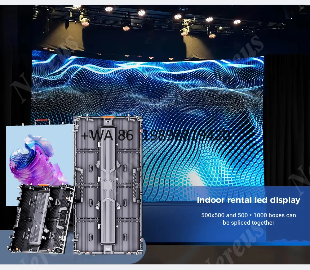 

Наружные внутренние видеостеновые панели Полная система Концертная сцена Оренда Фон P3.91 Светодиодная видеостена