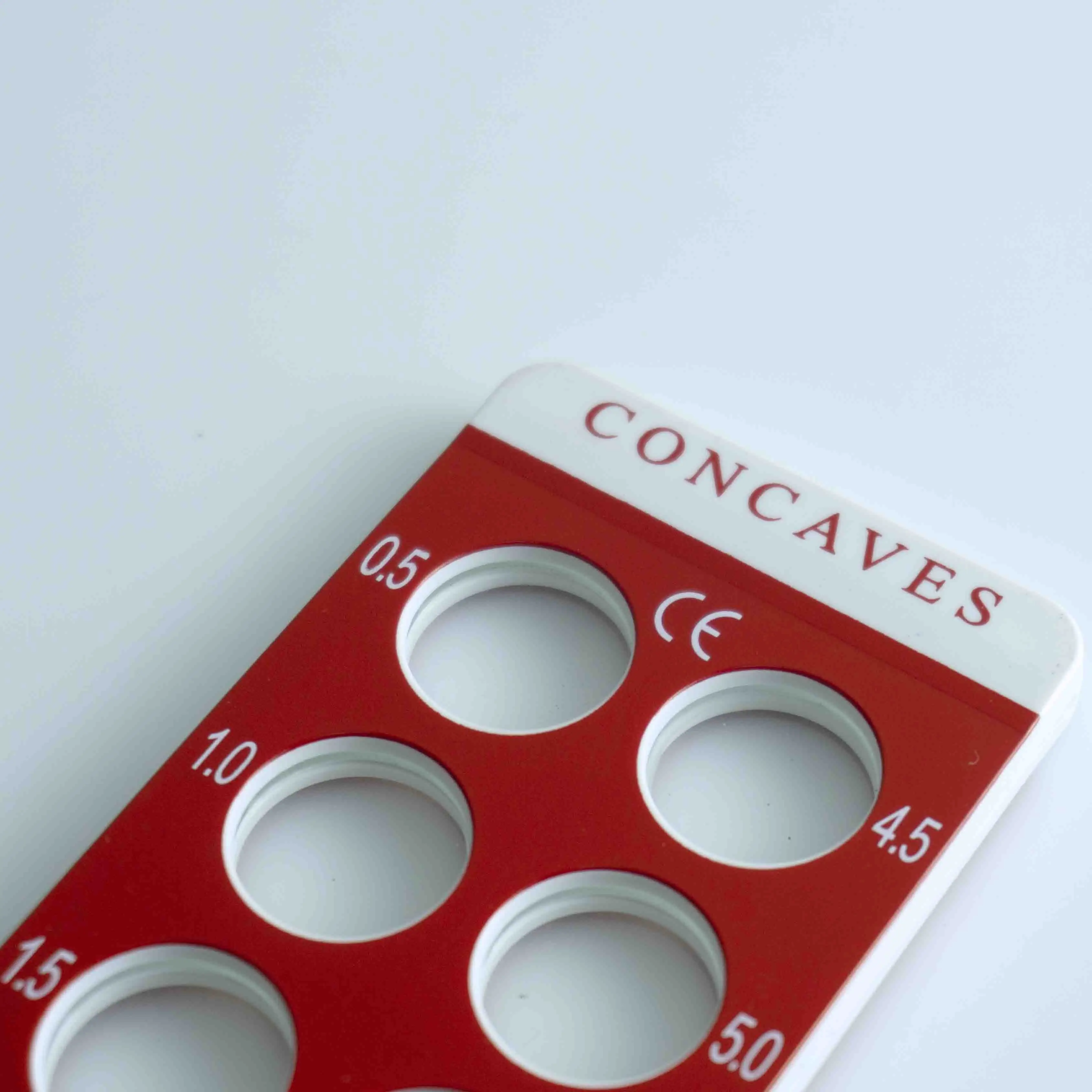 Linsen Retino Rack Lineale Set OF011 Retinoskop-Racks mit Aluminiumgehäuse