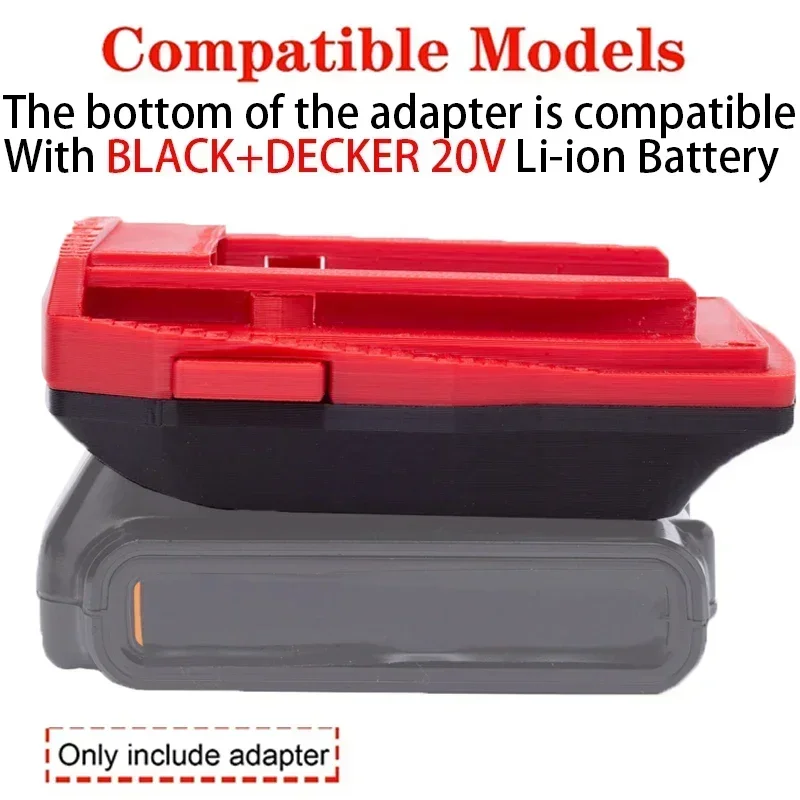 Battery Adapter/Converter for Hilti 22V B22 CPC Li-ion tools to BLACK+DECKER 20V Li-ion Battery Adapter Power Tool Accessory