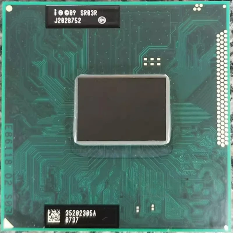 Original Core i7-2640M i7 2640M SR03R 2.8GHz Dual-Core Quad-Thread CPU 4M 35W Socket G2 / rPGA988B