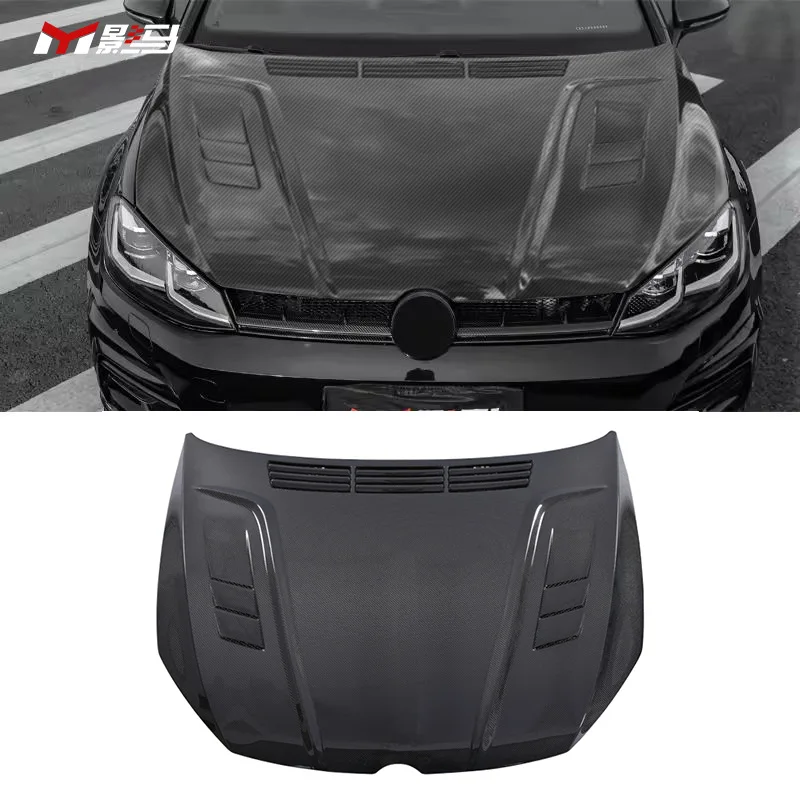 

Подходит для Volkswagen Golf 7/7,5 GOLF, крышка из углеродного волокна, крышка двигателя MK7, модифицированные детали