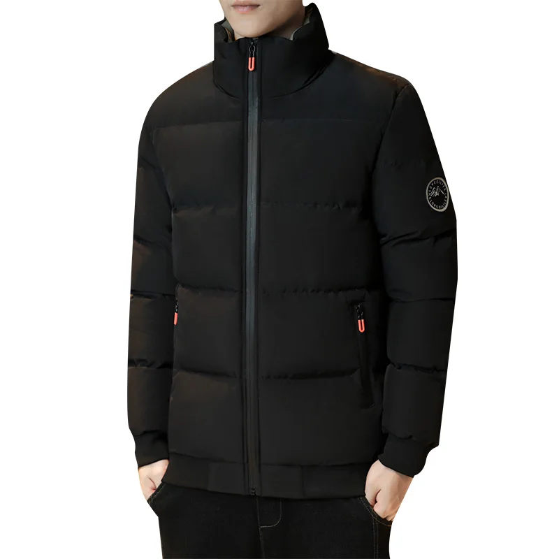 2023 explosive autumn and winter cotton-padded men\'s fashion brand warm cotton-padded jacket on cotton-padded coat coat