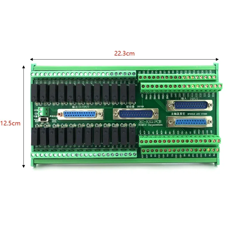 CNC integrated adapter board Io board input board output board suitable for XC609/XC709/XC809 series with 4 3-meter cables