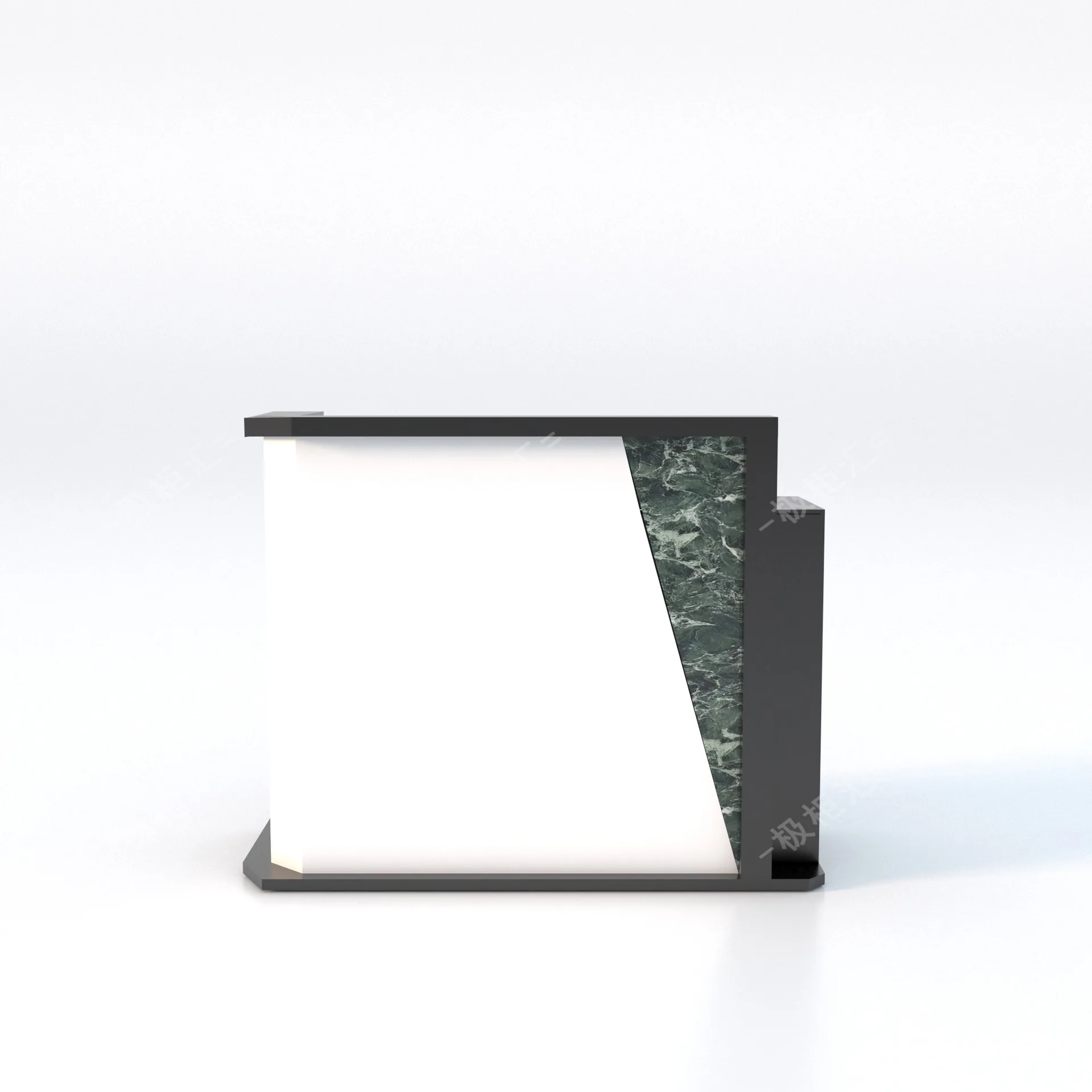 

Modern light luxury company lobby front desk medical oral beauty salon clothing store checkout page high-end simple