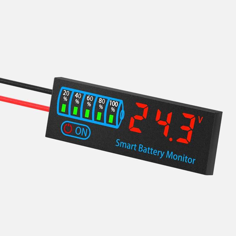 Battery Level Indicator DC5-30V 12V24V Ternary Lithium Battery Lithium Iron Phosphate Lead-Acid Battery Capacity Display Tester