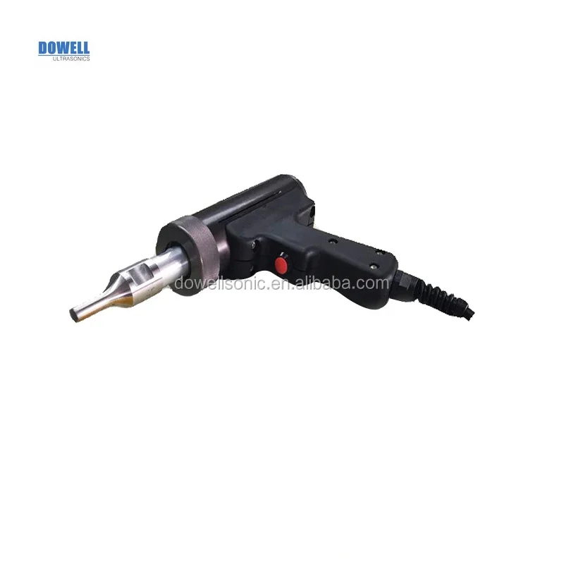 Ultrasonic portable plastic welding gun for engineering products