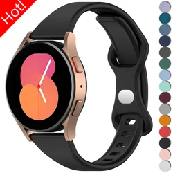 20mm 22mm 18mm Slim Silicone Strap for Samsung Galaxy Watch 3 4 5 6classic Gear S3 Bracelet for Huawei Watch GT3 4Pro Wristband