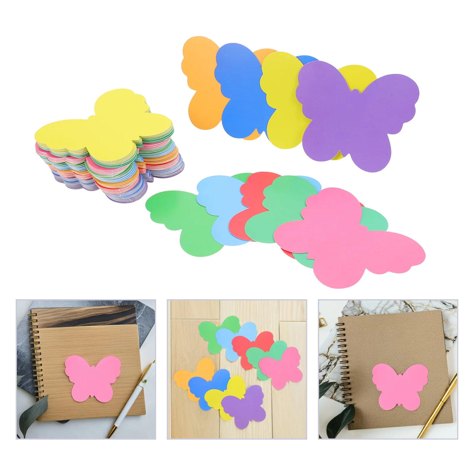 

Butterfly Paper Shape Classroom Decorative Cutting Bulletin Board Cutouts for Scrapbooking DIY Crafts Blank Butterflies