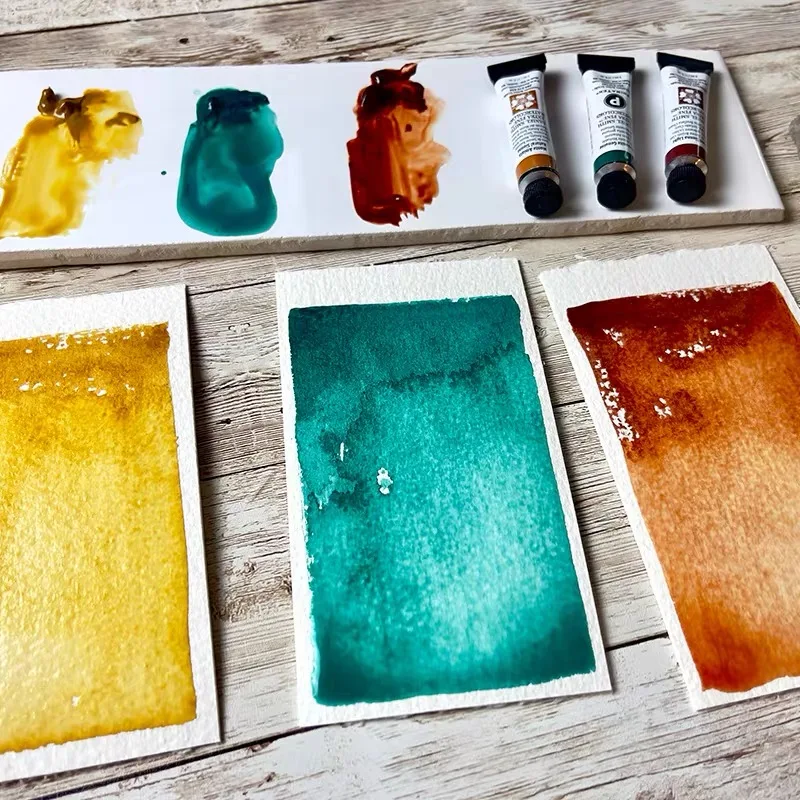 Daniel Smith 3 Colors 5ml Watercolor Paint Set Students Painting Doodle Illustration Outdoor Sketching Portable Watercolor Paint