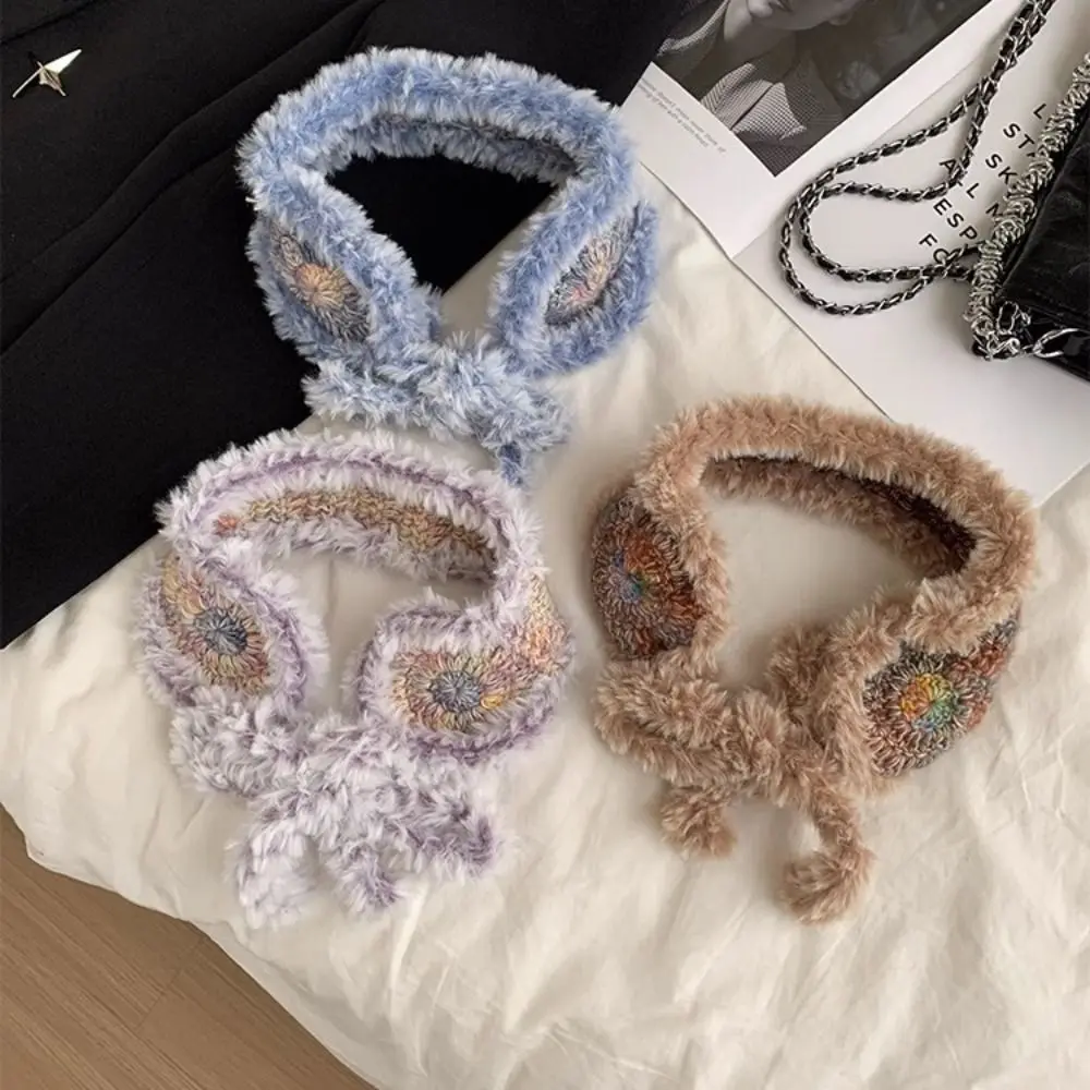 Cache-oreilles en peluche pour femme, cache-oreilles doux et respirants, cache-oreilles durables, pompon respectueux de la peau