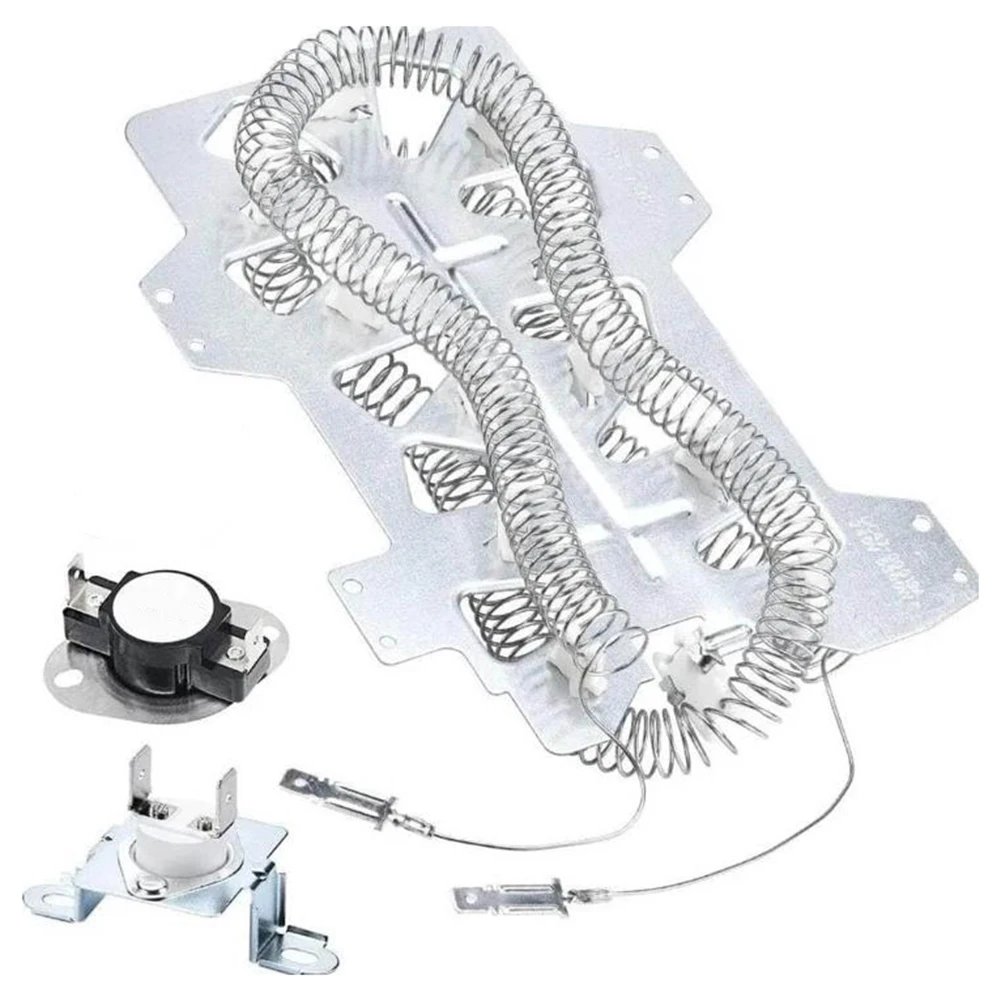 DC4700019A Dryer Heating Element Replacement Kit Compatible with For Samsung Models DV42H5000EWA3 DV45H7000EWA2 and More