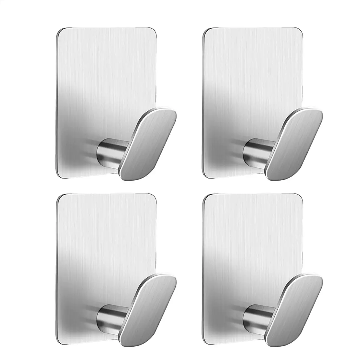 AT16 No Punching Stainless Steel Hook Stainless Steel Hook Kitchen Bathroom Toilet Hook Coat Hook Towel Hook
