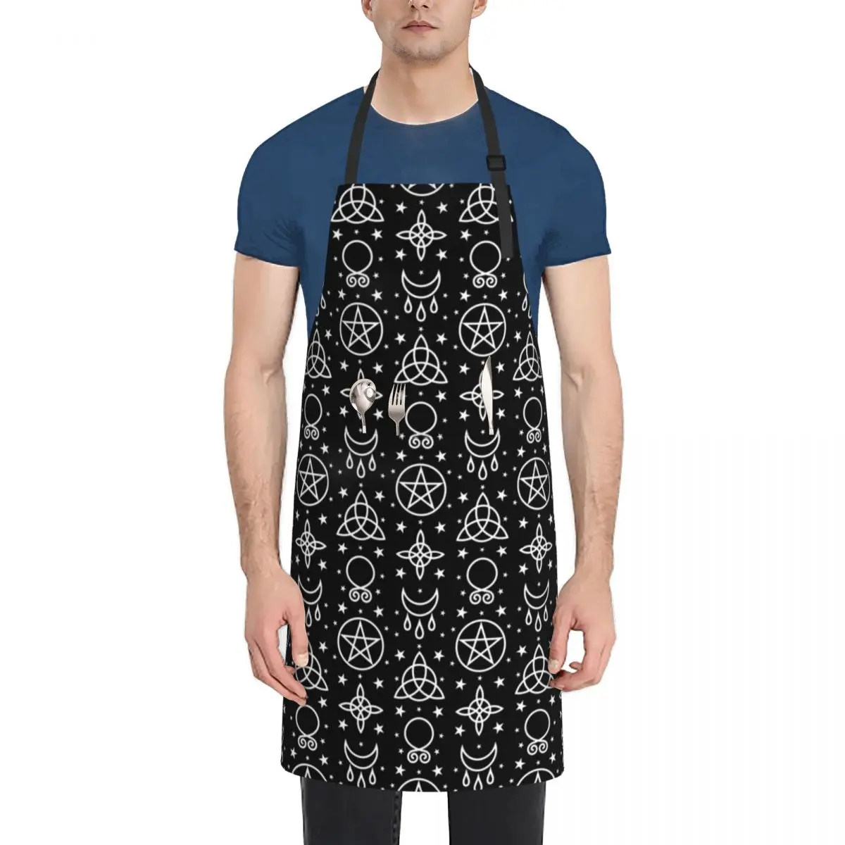 

Magic Symbols Apron innovative kitchen and home items Kitchen Chef Kitchen New 2022 Year item Apron
