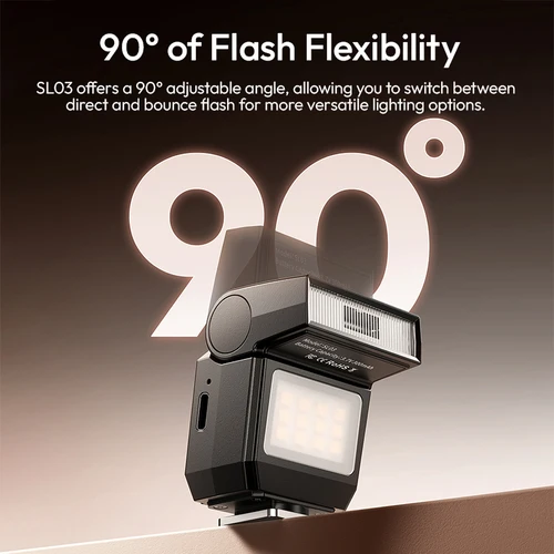 Imagen 2 del producto Ulanzi SL03 Spark Lite cámara Flash Mini cámara Speedlite luz 6500K para Canon Fuji Sony Nikon Pentax Olympus DSLR disparo