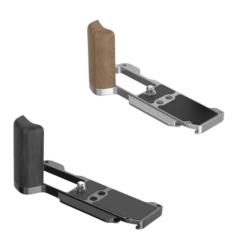 Voor Fuji XM5 Quick Release L Plaat Camera Houten Handvat Houten Grip Arca Swiss Statief Camera Accessoires