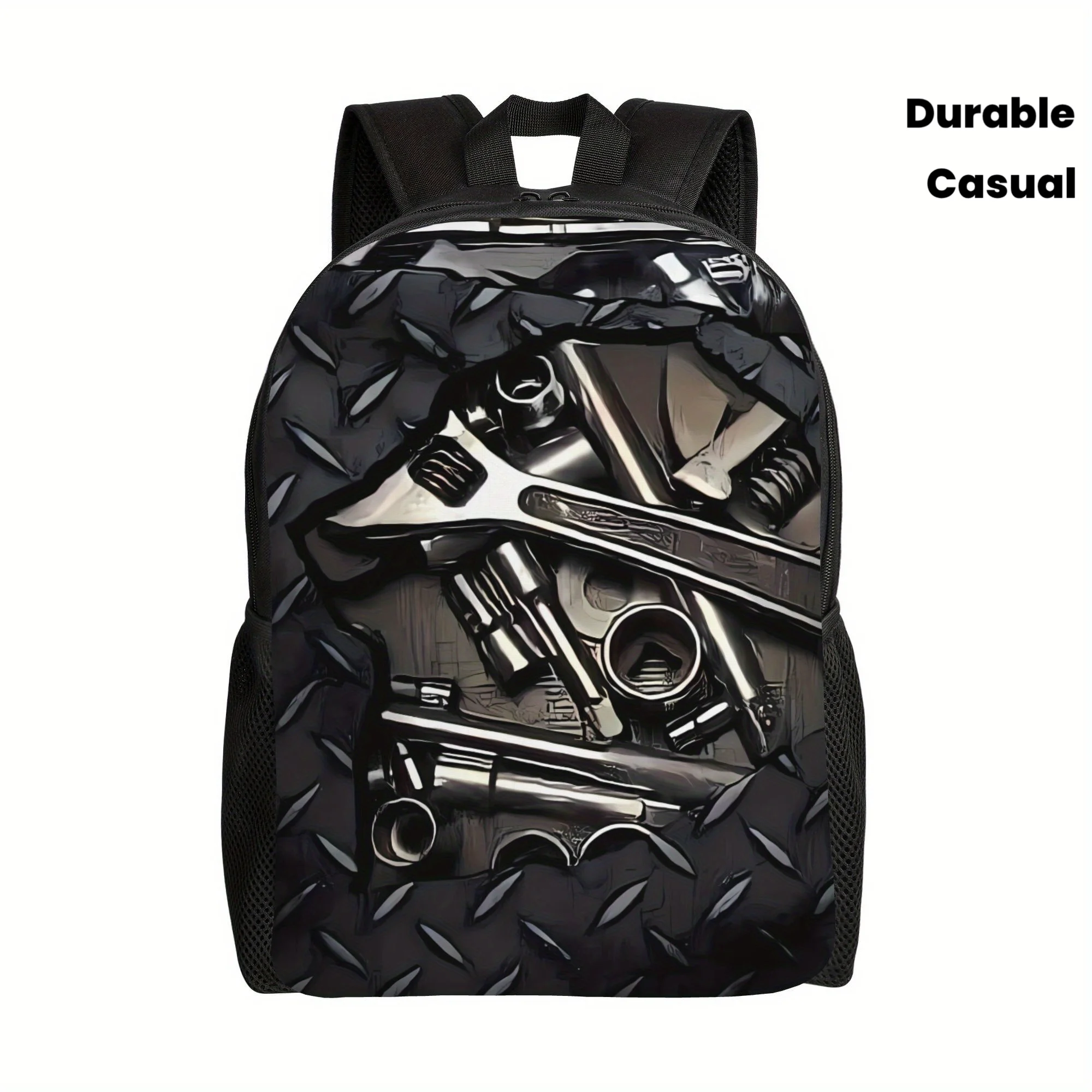 

Fix Backpack with Zipper Closure, Large Capacity Thickened Travel Casual Bag, Durable Computer Schoolbag, Ideal for Daily Commut