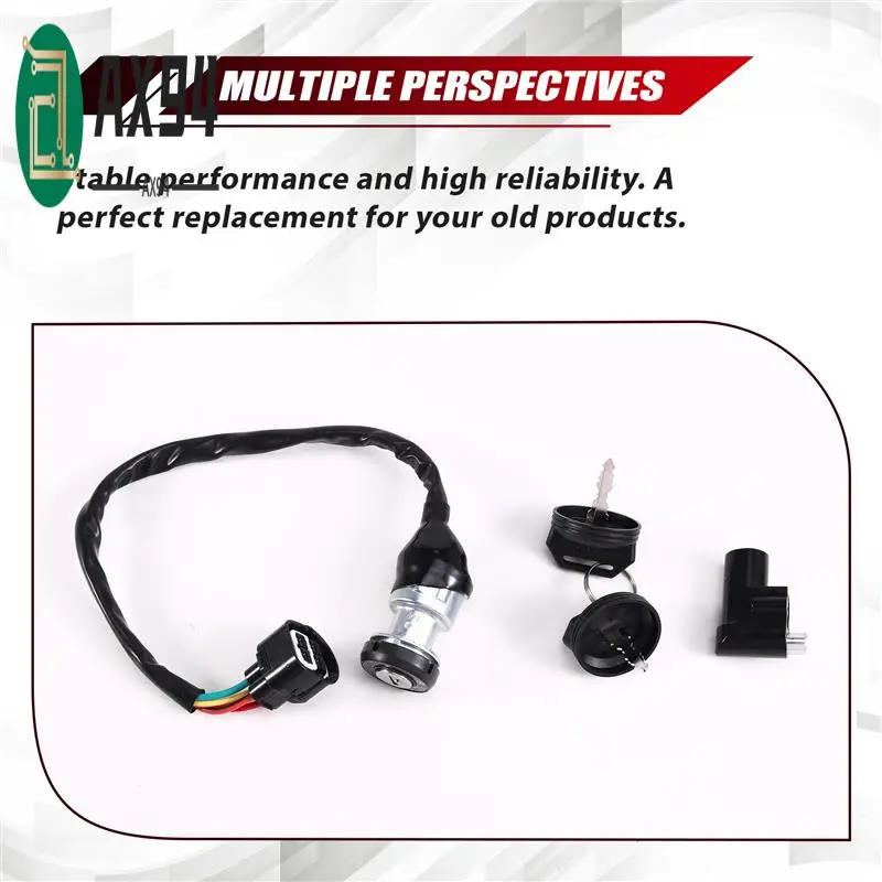 

AX94-4 Wires Ignition-Switch With 2 Keys Fit For Linhai T-Boss 550 48295 ATV UTV