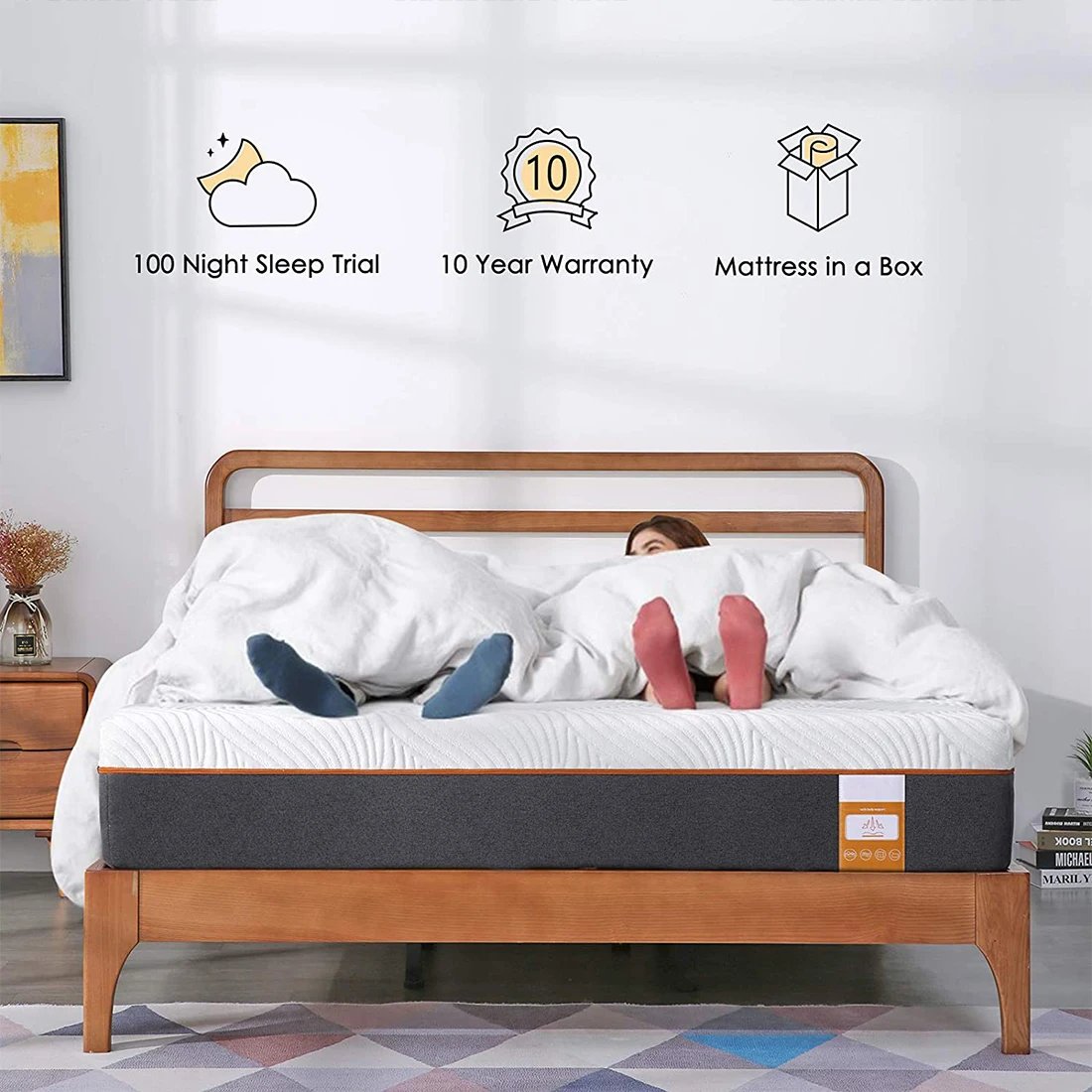 Materasso per letto a molle ta - Memory Foam Mattress In A Box Queen recensione e prezzo