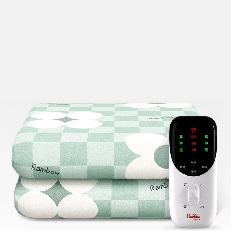 

Electric Heated Blanket Sherpa Queen King Twin Adjustable Temperature Dual Control Remote Fast Heating Auto Shut Off Washable