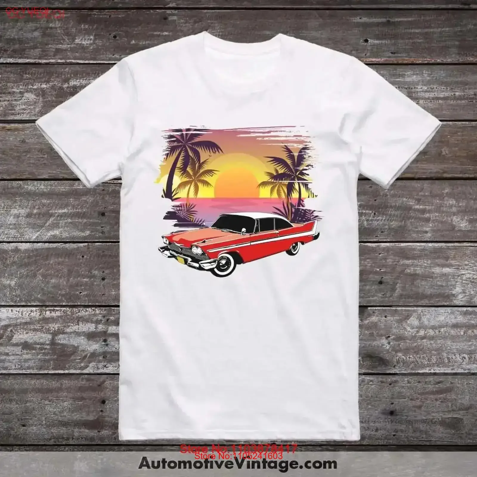 Christine Plymouth Fury Famous Car T shirt vintage Washed Breathable graphic Unisex Stylish Stretched Slightly Comfortable