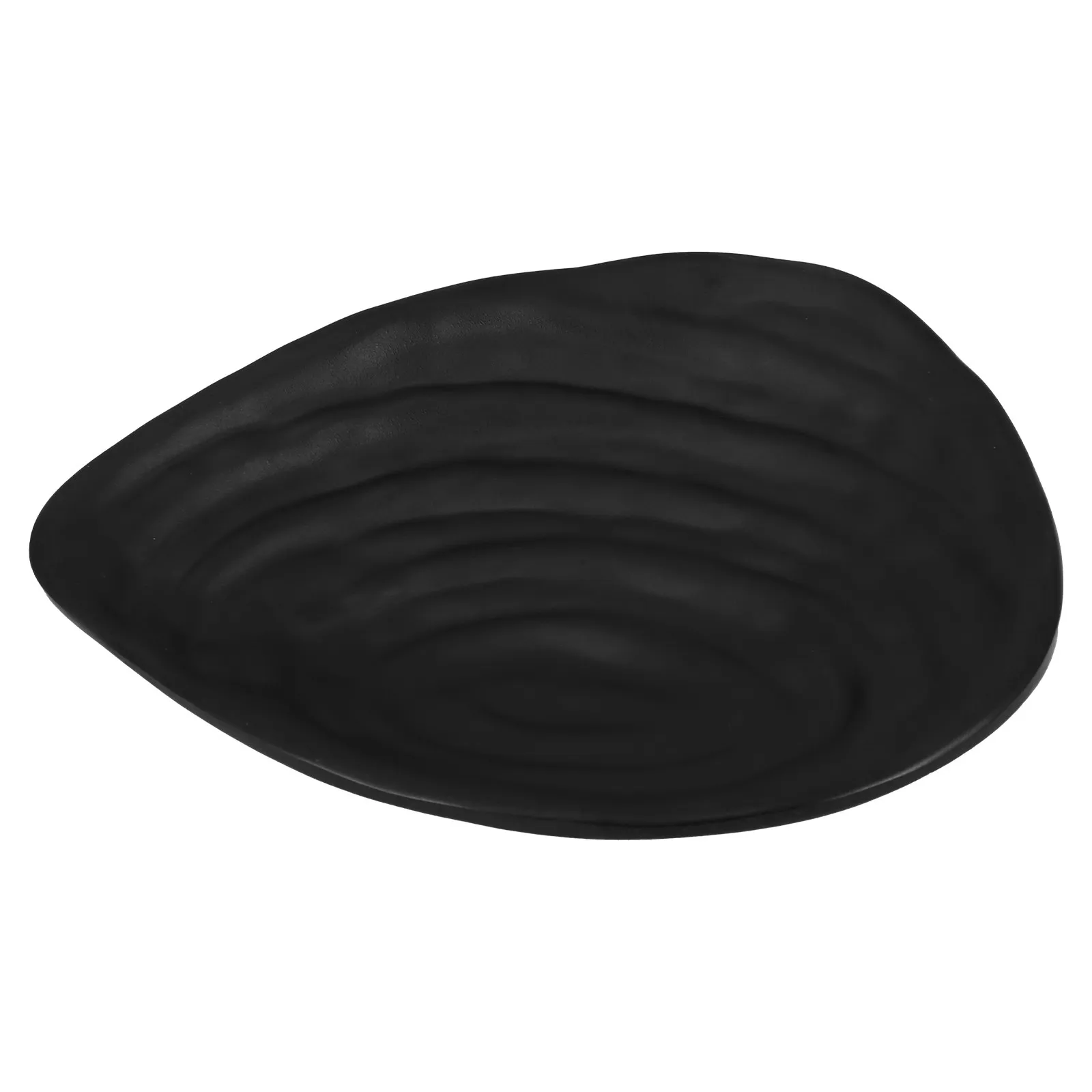 

1Pcs Melamine Tableware Black Stylish Jewelry Storage Tray Large Capacity Simple Multipurpose Household Tableware Fruit Holder