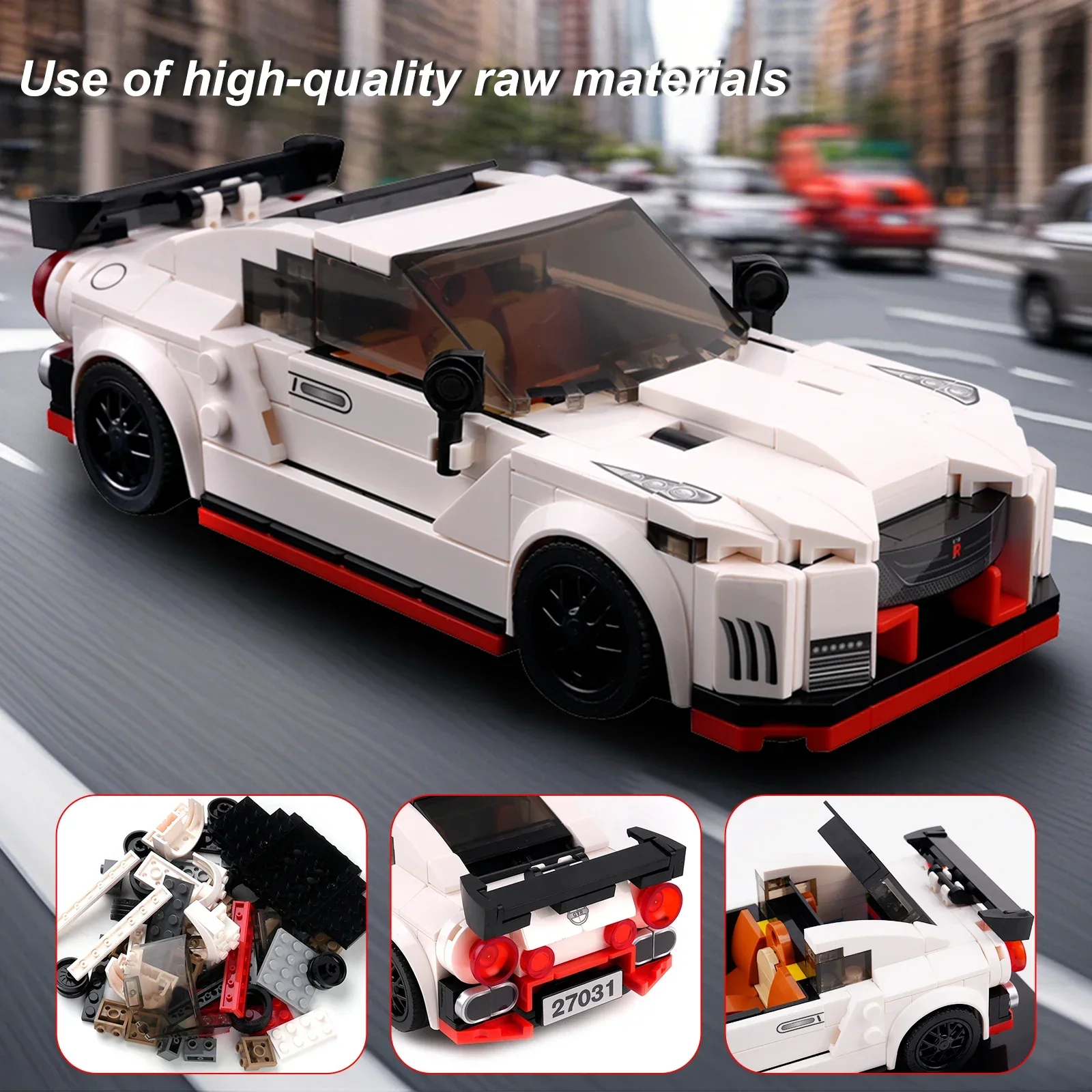 

MOULD King 356PCS Racing Car Building Kit STEM Educational Toy with Removable Parts
