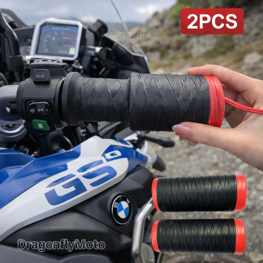

Силиконовые чехлы на руль мотоцикла для BMW R 1200 GS LC R1200GS ADV Adventure, самосжимающиеся, нескользящие, чехлы для рукояток мотоциклов