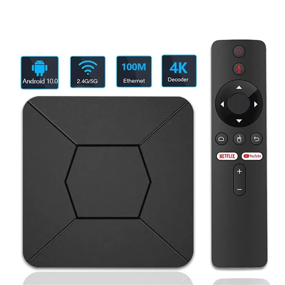 iATV Q5 Plus TV Box Android11.0 Amlogic S905W2 Smart Set Top Box 2.4G/5G WiFi BT5.2 Voice Control Media Player 2GB 16GB