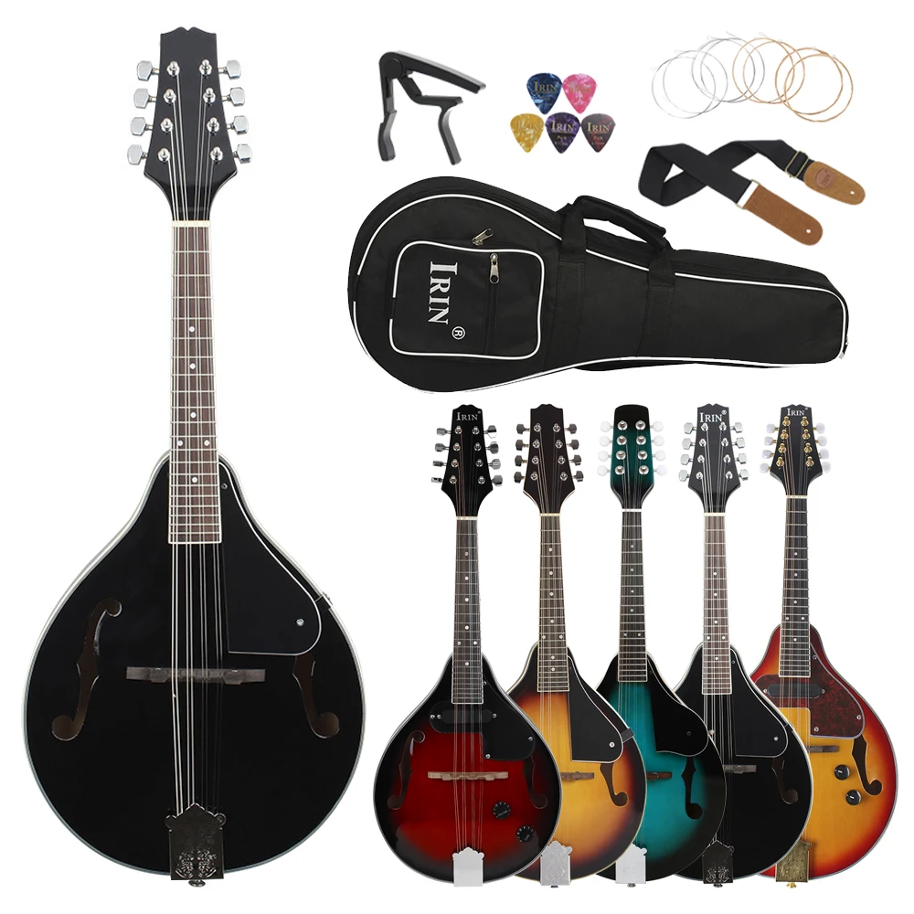 IRIN 8-String Electric Mandolin Blue Sunset Color