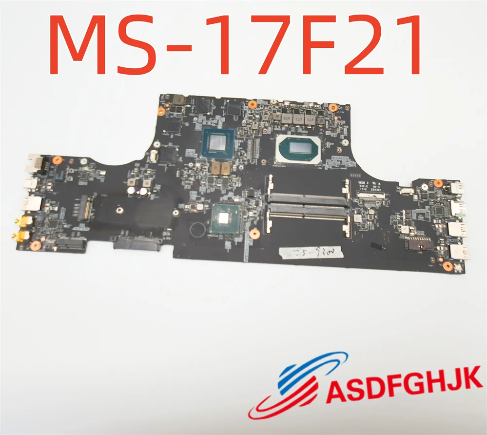 MS-17F21 FOR MSI GF75 THIN 9SC MS-17F2 MOTHERBOARD WITH I7-9750H AND GTX1650M TEST OK