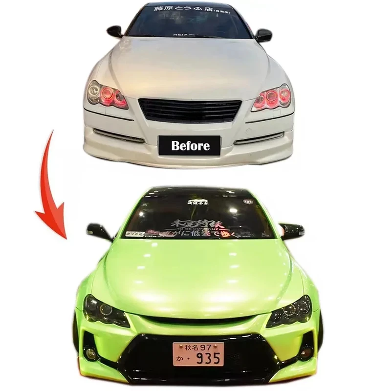 

Заводские горячие продажи автомобильных бамперов на 2005-2009 годы Mark X GS Стиль переднего бампера автомобиля Bodykit для 05-09 Reiz S Пластиковый материал