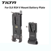 TILTA TGA-PPK3 Power Pass-through Plate Kit V Mount & Gold Mount Battery Plate Accessories for DJI Ronin RS2 RS3 RS3 RS4 Pro