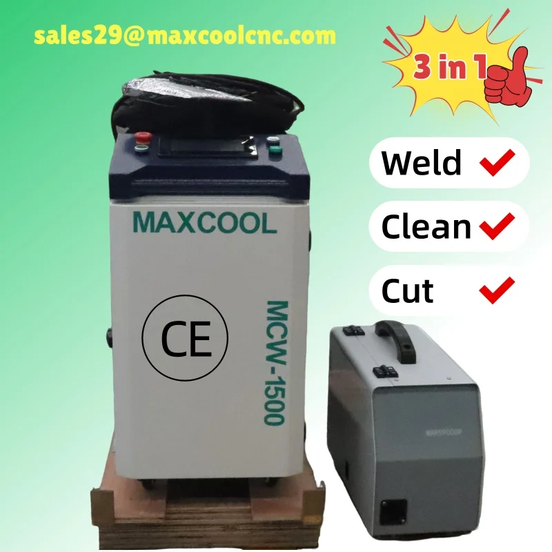 New Design Compact Laser Welder Cleaner Cutter 3 in 1 Handheld Laser Welding Machine for Metal Weld