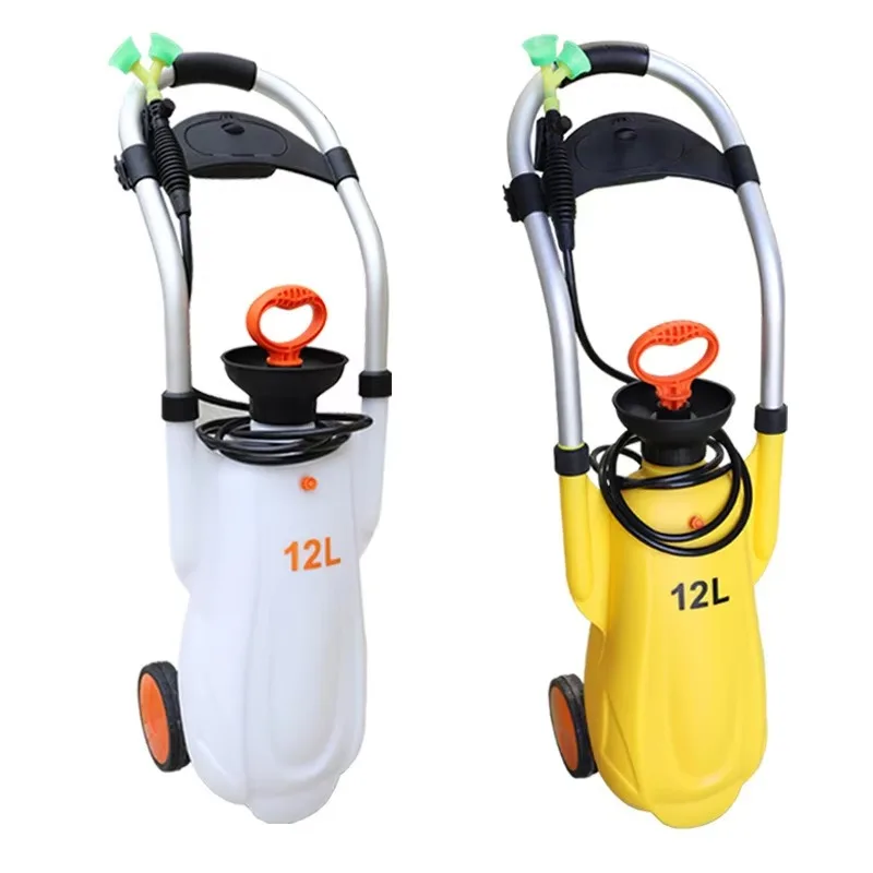 Movable Sprayer Pulley Fogger Machine Home Lawn and Gardener 12L Agricultural Spray Pump Trolley Sprayer