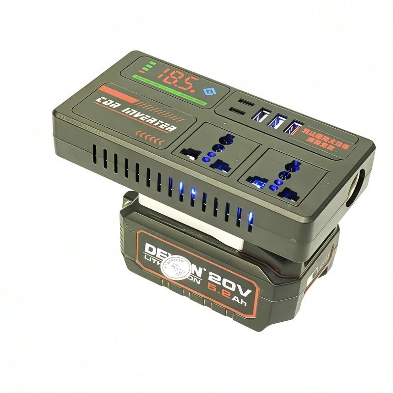 21V To AC220V Voltage Inverter Suitable for Various Electric Tool Battery Transformers, Essential for Household and Outdoor Use