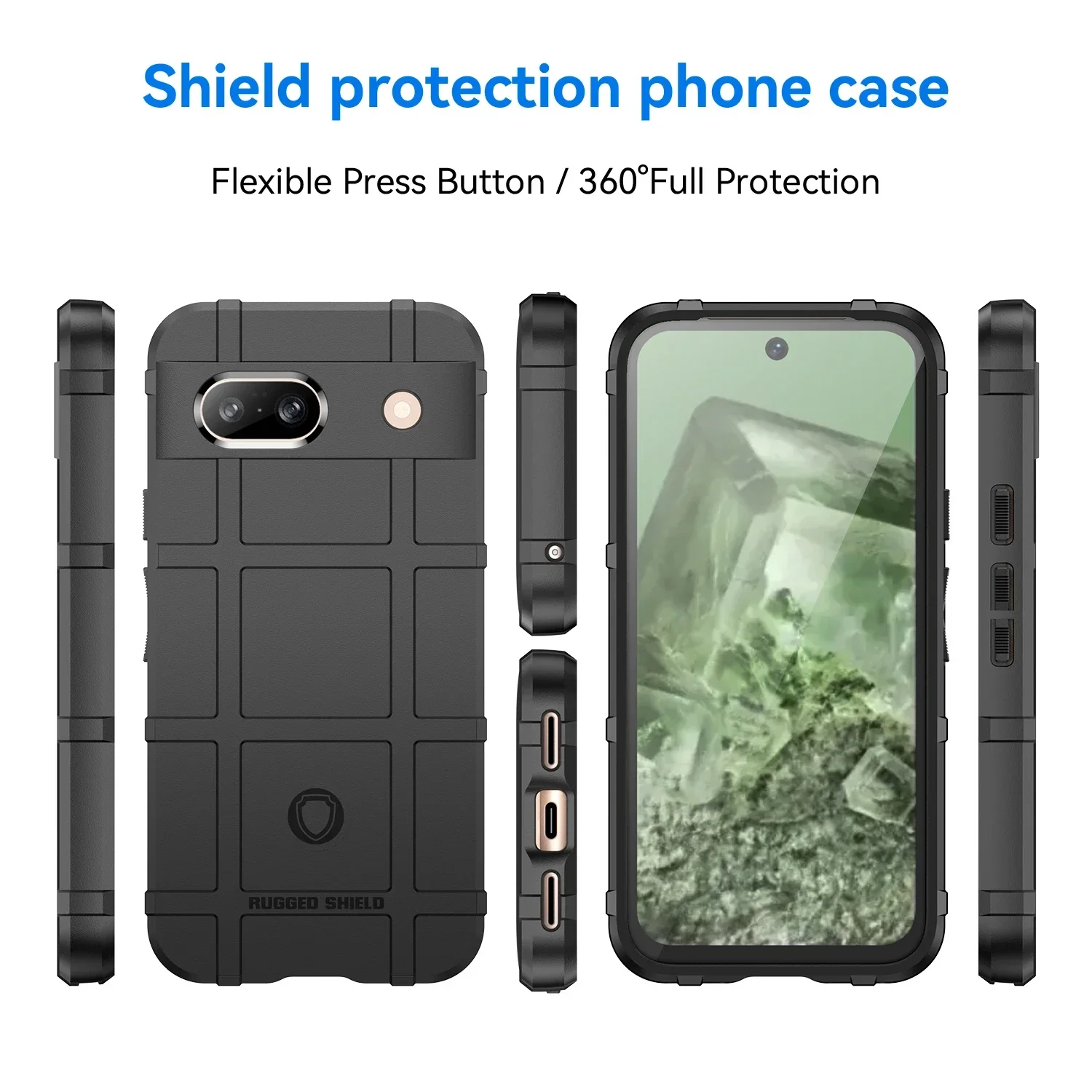 Rugged Shield Shockproof Phone Case For Google Pixel 8A 7A 6A 5A 4A 4 5 6 7 8 9 Pro XL TPU Silicone Protective Back Cover - AliExpress 202192403 Rugged Shield Shockproof Phone Case For Google Pixel 8A 7A 6A 5A 4A 4 5 6 7 8 9 Pro XL TPU Silicone Protective Back Cover - AliExpress 202192403