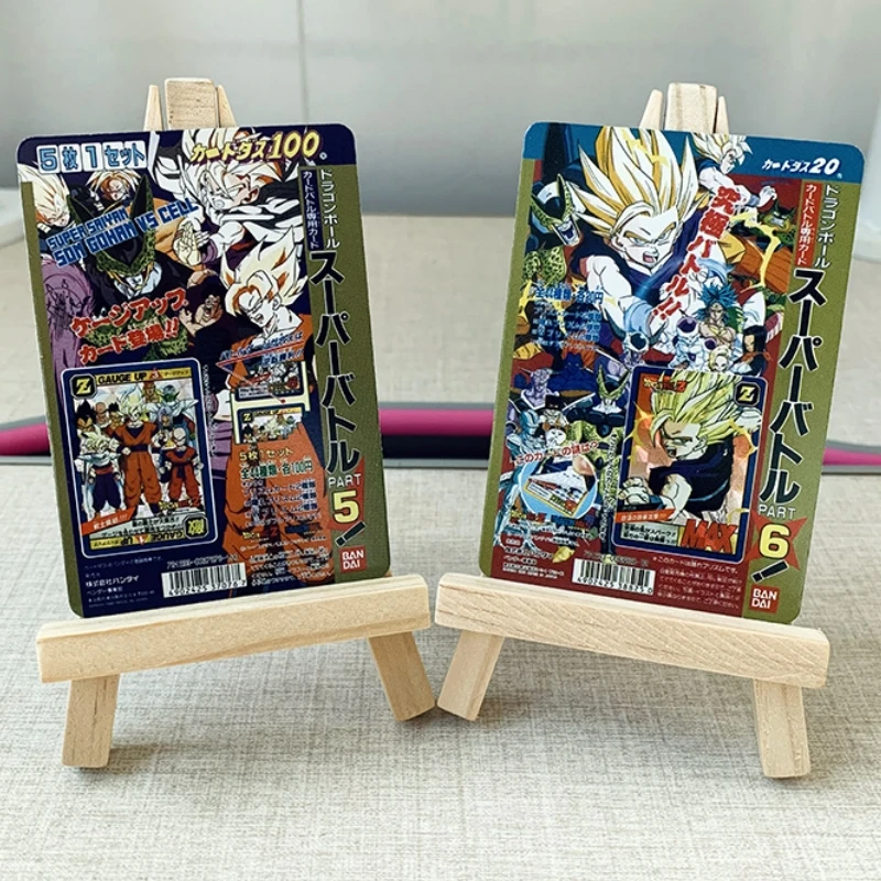 Jeu de cartes GON BALL ACG, jouets de bricolage, grille flash, cadeau Part1-6, fils Goku Gohan, Android18 Vegeta Torankusu Cell, 6 pièces/ensemble