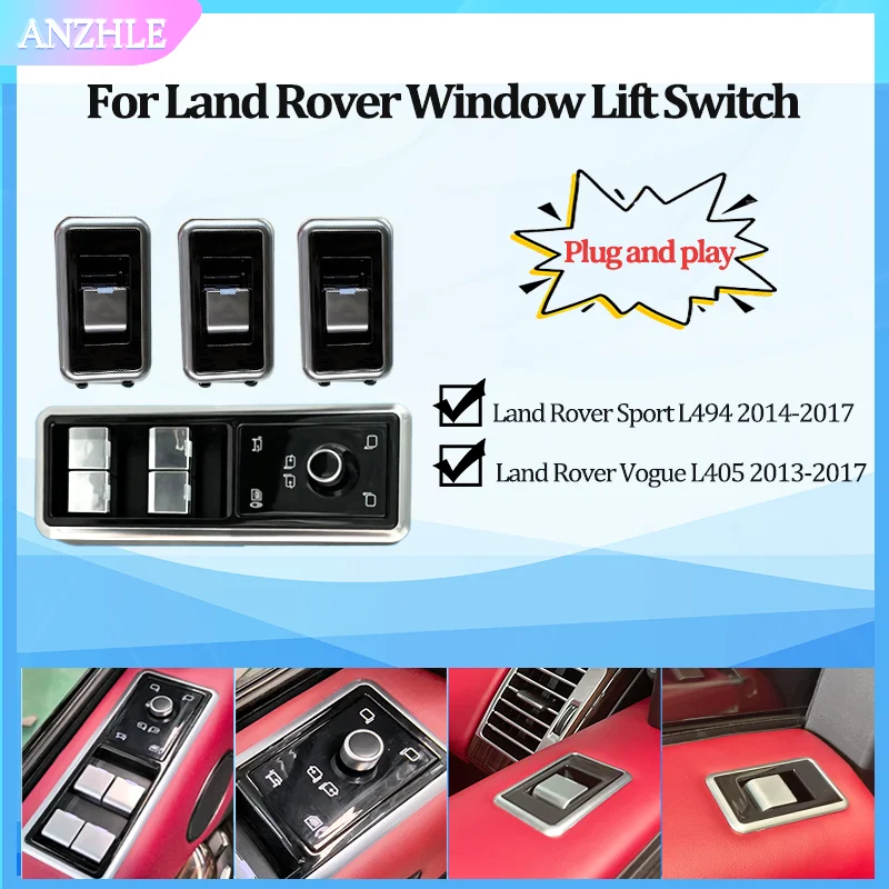 For 2013-2017 Range Rover Vogue L405 2014-2017 Range Rover Sport L494 Electric Window Control Switch Window Lifter Switch Button