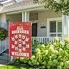 All Reindeer Welcome Christmas Garden Flag LGBTQ Winter Flag Gifts jjp
