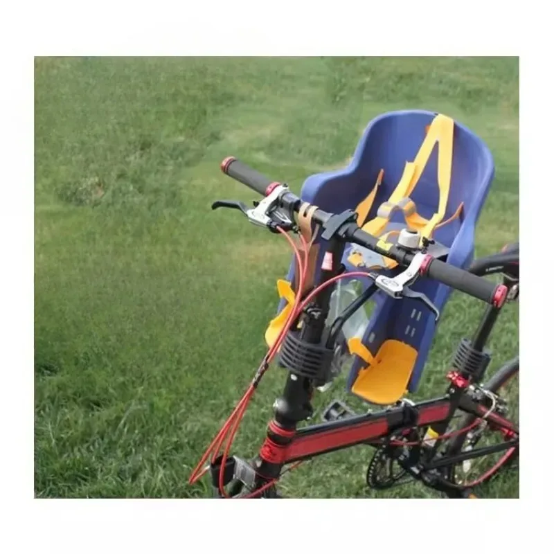 Front Mount Child Bike Seat, Foldable & Quick Release for Women's Mountain & Folding Bikes