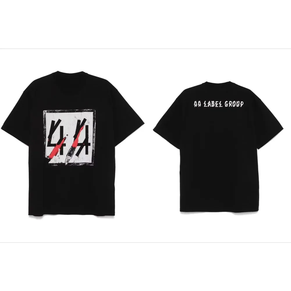 

2025 motorcycle summer new fashion men's and women's summer pure cotton round neck printed T-shirt men's casual versatile top