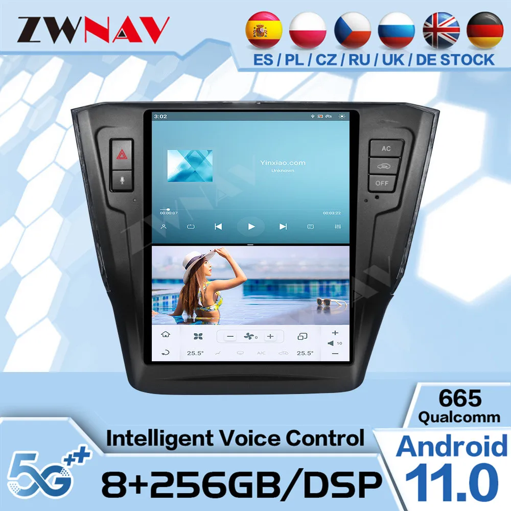 

Мультимедиа Qualcomm Android Auto для VolksWagenwerk VW Passat 2015 2016 2017 2018, GPS-навигация, радиоприемник, головное устройство IPS