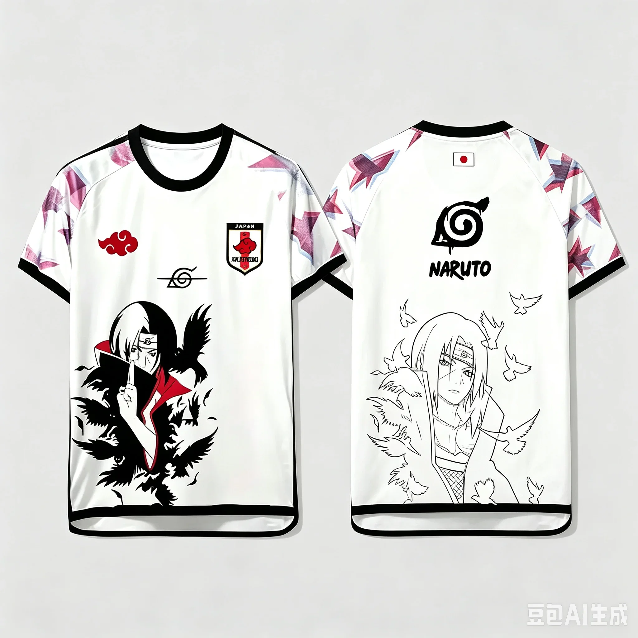2026 Neues Anime Naruto Uchiha Itachi Trikot im Manga-Stil, Herren- und Damen-Sommer-Freizeit-T-Shirt mit 3D-Druck – Detail 5