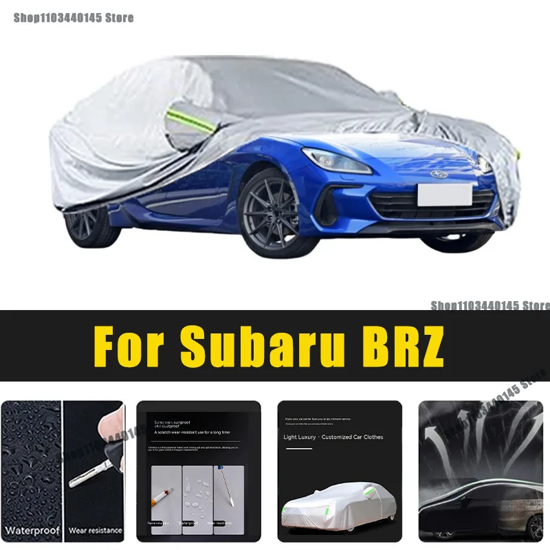 

Full Car Covers Outdoor Sun UV Protection Dust Rain Snow Oxford cover Protective For Subaru BRZ Accessories car umbrella