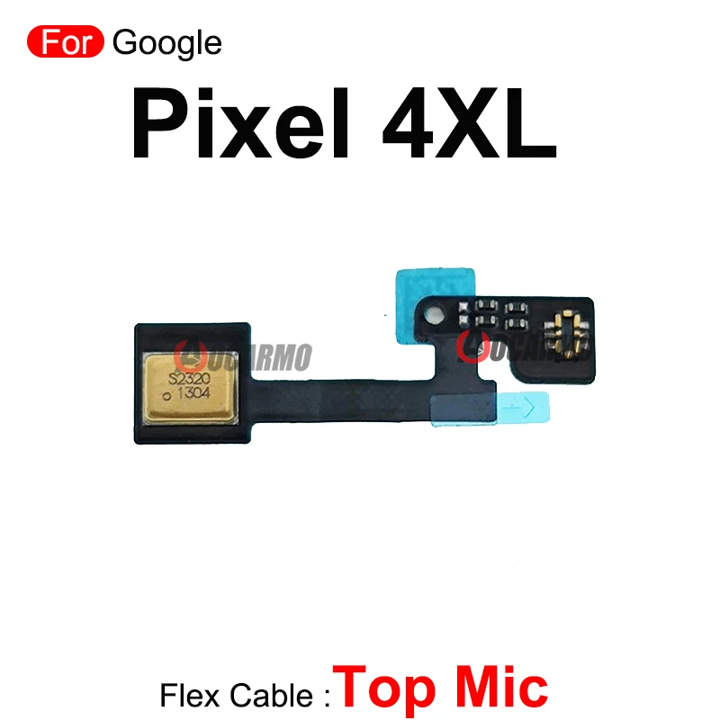 1 pz per Google Pixel 4xl 6 2 4 XL 3XL microfono inferiore Top Mic telefono Flex cavo parti di ricambio